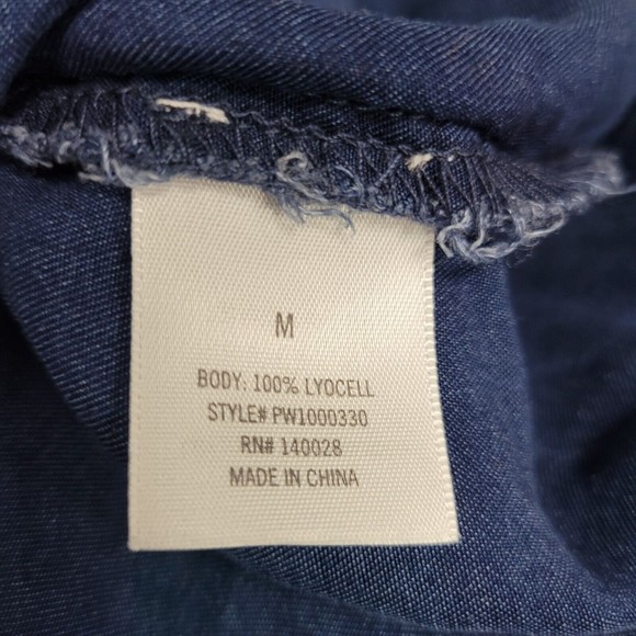 Harper Button Front Shirt Women Size Medium - Picture 8 of 9